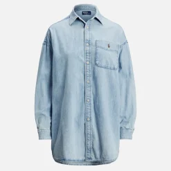 T-Shirts And Tops|Shirts And Blouses|Dr. Martens Polo Ralph Lauren Denim Shirt - XS