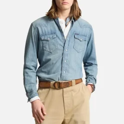 Shirts|Shirts|Polo Ralph Lauren Denim Western Shirt - L
