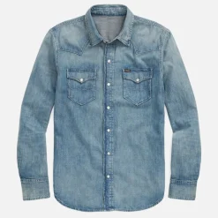 Shirts|Shirts|Polo Ralph Lauren Denim Western Shirt - L
