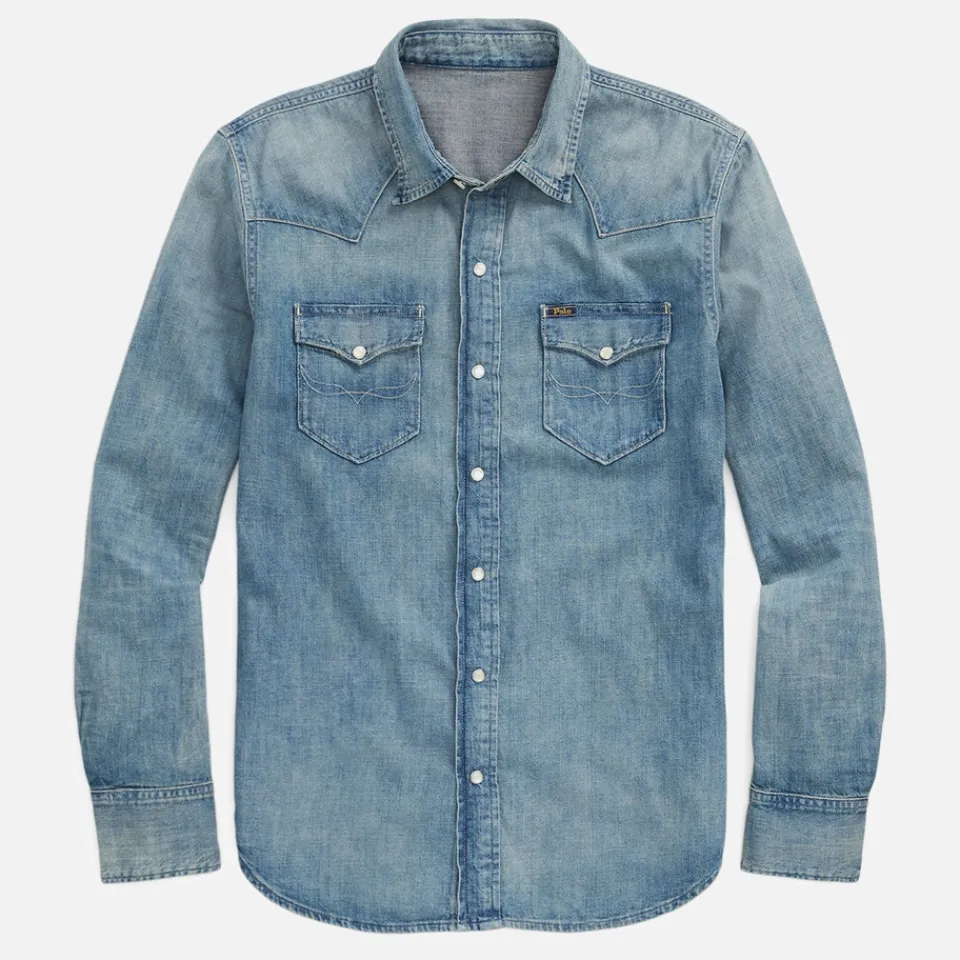 Shirts|Shirts|Polo Ralph Lauren Denim Western Shirt - L
