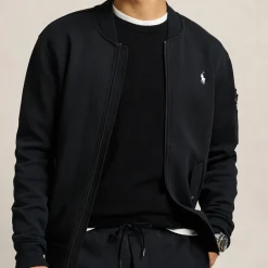 Jackets|Coats|Polo Ralph Lauren Double-Knit Cotton-Blend Bomber Jacket - XXL