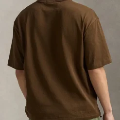 T-Shirts|T-Shirts|Ganni Polo Ralph Lauren Embroidered Logo Cotton-Jersey T-Shirt - S
