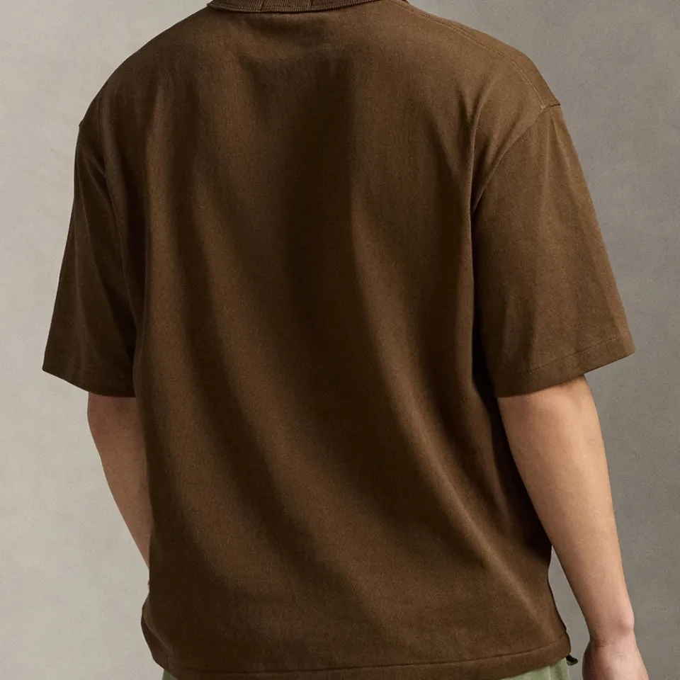 T-Shirts|T-Shirts|Ganni Polo Ralph Lauren Embroidered Logo Cotton-Jersey T-Shirt - S