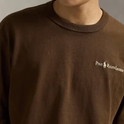 T-Shirts|T-Shirts|Ganni Polo Ralph Lauren Embroidered Logo Cotton-Jersey T-Shirt - S