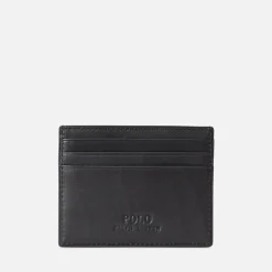 Wallets|Polo Ralph Lauren Embroidered Leather Cardholder