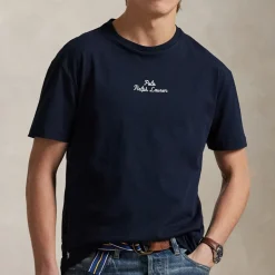 T-Shirts|T-Shirts|Polo Ralph Lauren Embroidered Logo Cotton-Jersey T-Shirt - L