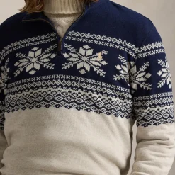 Knitwear|Dr. Martens Polo Ralph Lauren Fairisle Cotton-Jacquard Jumper - M