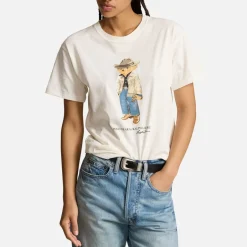 Loungewear|T-Shirts And Tops|Dr. Martens Polo Ralph Lauren Fringe Bear Cotton-Jersey T-Shirt - XS