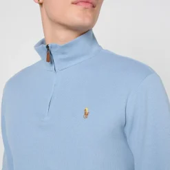 Knitwear|Dr. Martens Polo Ralph Lauren Half Zip Cotton-Jersey Sweatshirt - XL