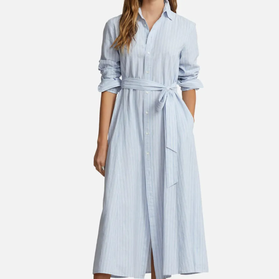 Dresses|Dresses|Dr. Martens Polo Ralph Lauren Linen and Cotton-Blend Midi Dress - UK 4