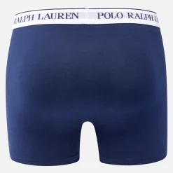 Underwear|Calvin Klein Polo Ralph Lauren Logo Waistband Cotton Boxer Trunks 3-Pack - S