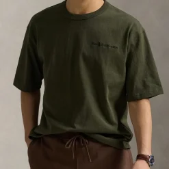 T-Shirts|T-Shirts|Polo Ralph Lauren Logo-Embroidered Cotton-Jersey T-Shirt - M