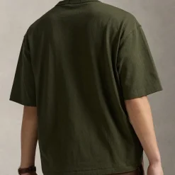 T-Shirts|T-Shirts|Polo Ralph Lauren Logo-Embroidered Cotton-Jersey T-Shirt - M