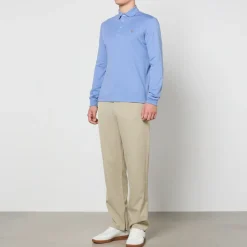 Polo Shirts|Dr. Martens Polo Ralph Lauren Long Sleeved Cotton-Piqué Polo Shirt - M