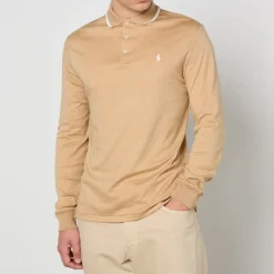 Polo Shirts|Dr. Martens Polo Ralph Lauren Long Sleeved Cotton-Poplin Polo Shirt - S