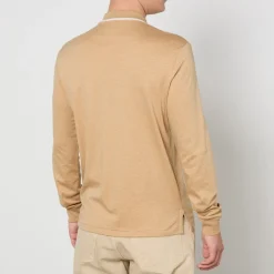 Polo Shirts|Dr. Martens Polo Ralph Lauren Long Sleeved Cotton-Poplin Polo Shirt - S