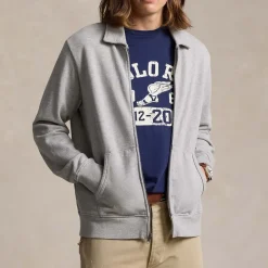 Sweatshirts|Dr. Martens Polo Ralph Lauren Loopback Terry Cotton-Jersey Track Jacket - S