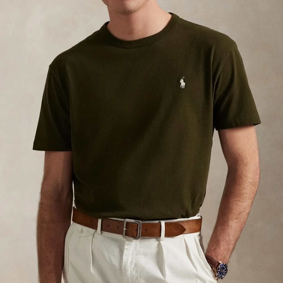 T-Shirts|T-Shirts|Polo Ralph Lauren x Wimbledon Polo Ralph Lauren Loopback Cotton-Jersey T-Shirt - S