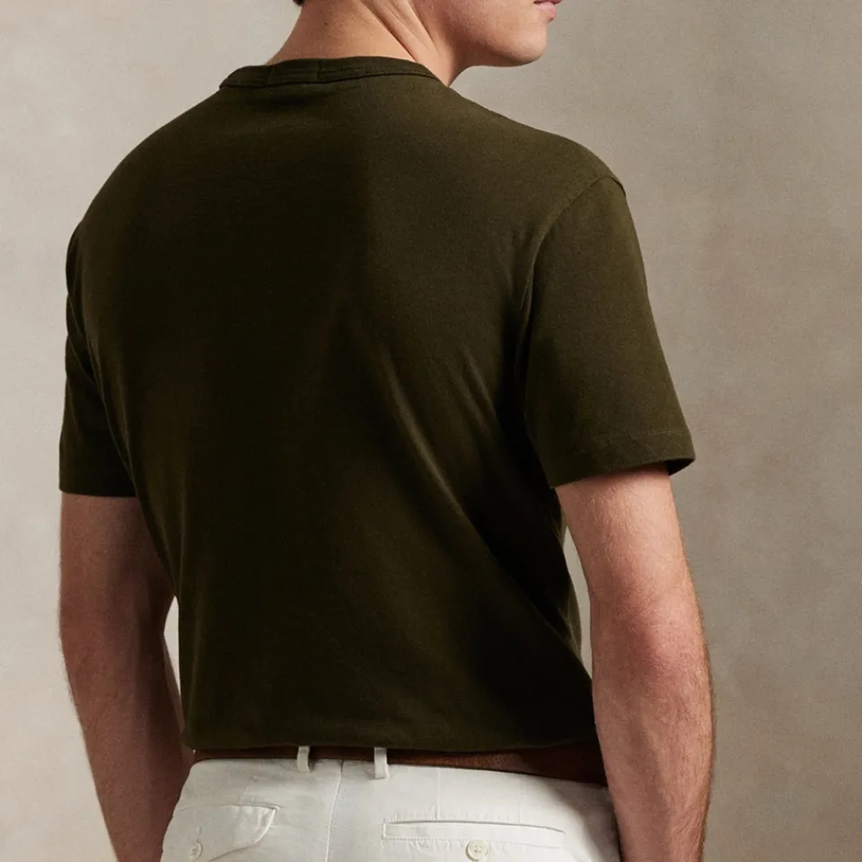 T-Shirts|T-Shirts|Polo Ralph Lauren x Wimbledon Polo Ralph Lauren Loopback Cotton-Jersey T-Shirt - S