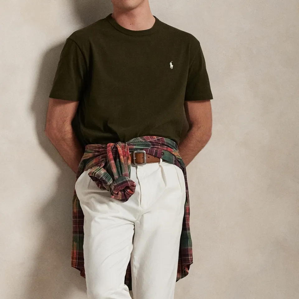 T-Shirts|T-Shirts|Polo Ralph Lauren x Wimbledon Polo Ralph Lauren Loopback Cotton-Jersey T-Shirt - S