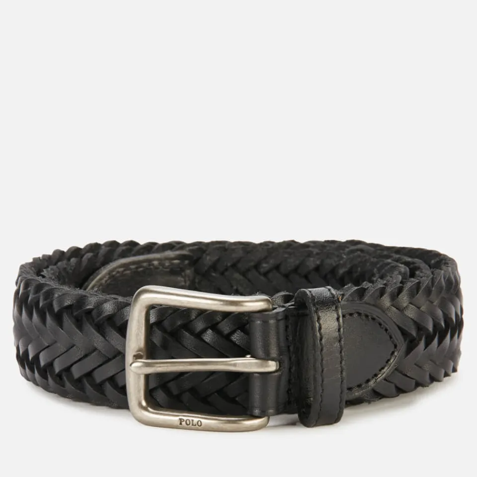Belts|Polo Ralph Lauren Men's Braided Belt - Black - L