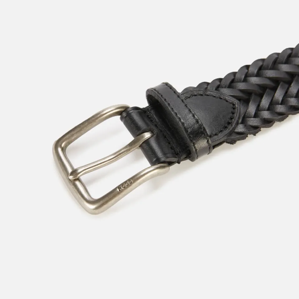 Belts|Polo Ralph Lauren Men's Braided Belt - Black - L