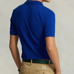 Polo Shirts|Polo Ralph Lauren Men's Custom Slim Fit Polo Shirt - Heritage Royal - S