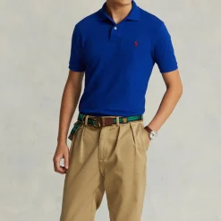 Polo Shirts|Polo Ralph Lauren Men's Custom Slim Fit Polo Shirt - Heritage Royal - S