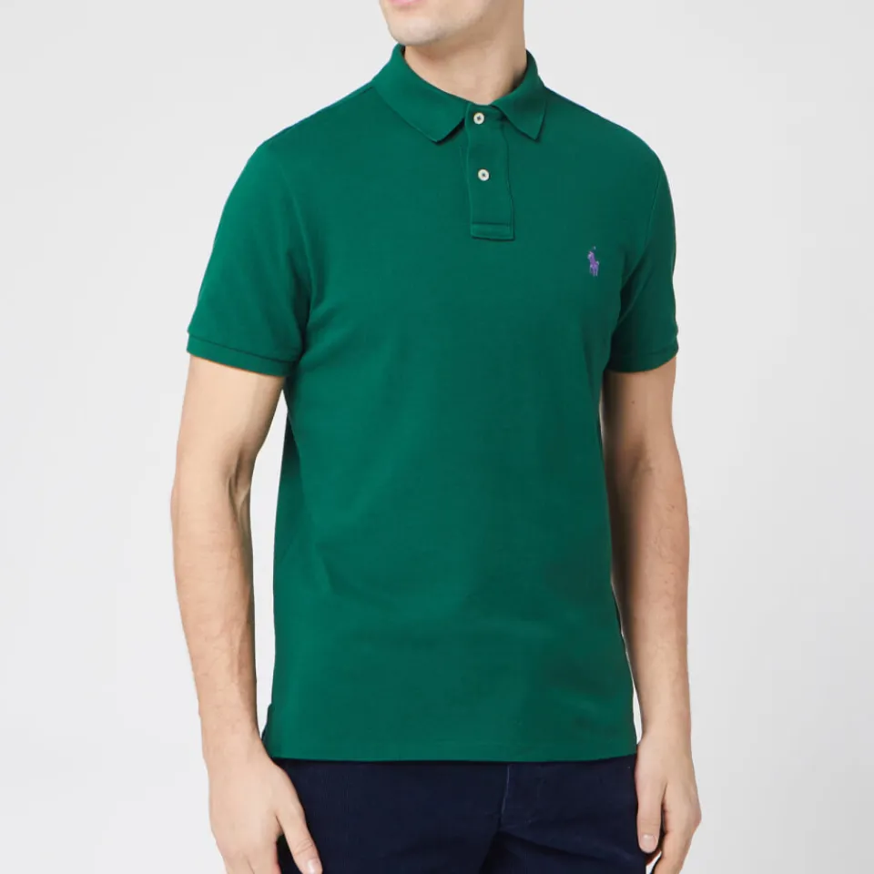 Polo Shirts|Polo Ralph Lauren Men's Custom Slim Fit Polo Shirt - New Forest - M