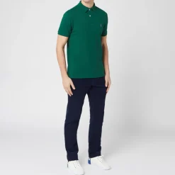 Polo Shirts|Polo Ralph Lauren Men's Custom Slim Fit Polo Shirt - New Forest - M