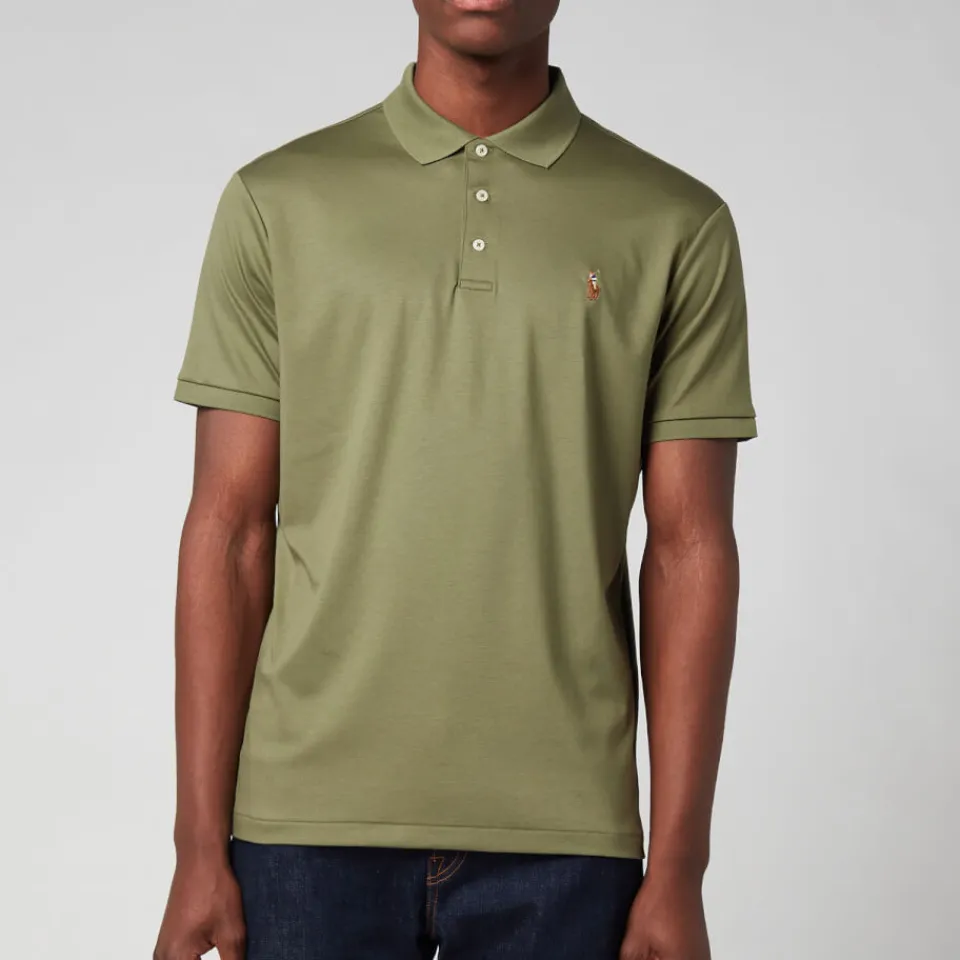 Polo Shirts|Polo Ralph Lauren Men's Custom Slim Fit Polo Shirt - Garden Trail - S