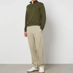 Knitwear|Dr. Martens Polo Ralph Lauren Men's Half Zip Cotton Jumper - Armadillo - S