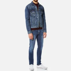 Jackets|Coats|Stepney Workers Club Polo Ralph Lauren Men's Icon Denim Trucker Jacket - Trenton Blue - S