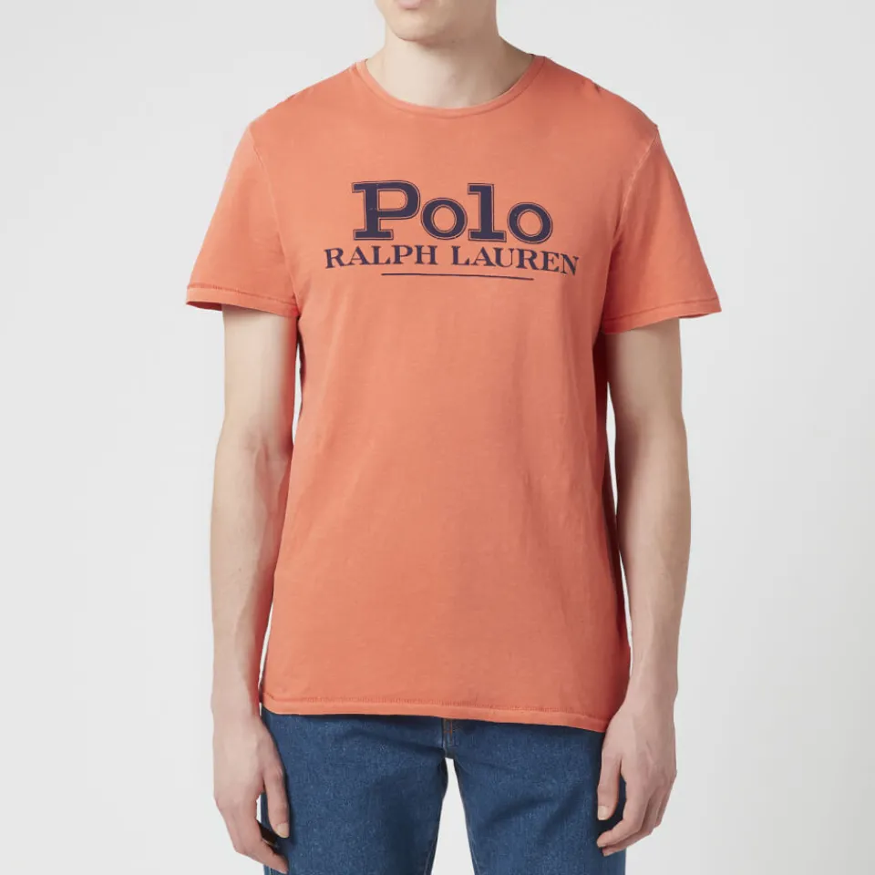 T-Shirts|T-Shirts|Polo Ralph Lauren Men's Polo Logo T-Shirt - College Orange - M