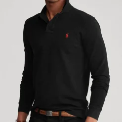 Polo Shirts|Polo Ralph Lauren Mesh Long Sleeve Polo Shirt - S