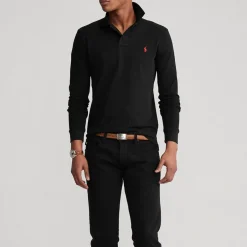 Polo Shirts|Polo Ralph Lauren Mesh Long Sleeve Polo Shirt - S