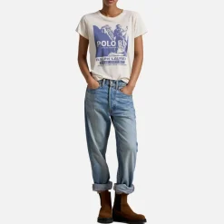 Loungewear|T-Shirts And Tops|Lacoste Polo Ralph Lauren Outdoor Graphic Cotton-Jersey T-Shirt - XS