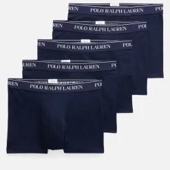 Underwear|Polo Ralph Lauren 5-Pack Classic Cotton-Blend Boxer Shorts - L
