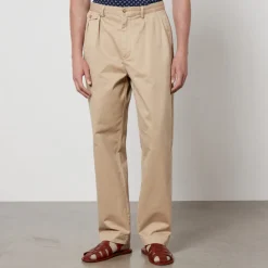 Trousers|Polo Ralph Lauren Pleated Cotton-Twill Trousers - W36/L32