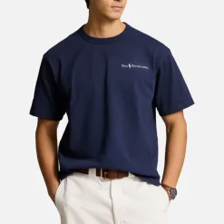 T-Shirts|T-Shirts|Polo Ralph Lauren Printed Script Cotton-Jersey T-Shirt - XXL
