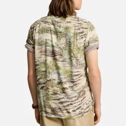 Shirts|Shirts|Polo Ralph Lauren Printed Rayon Relaxed-Fit Shirt - L