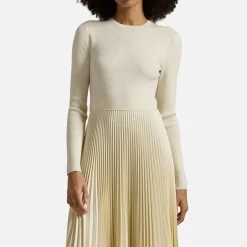 Dresses|Dresses|Dr. Martens Polo Ralph Lauren Ribbed-Knit Plissé Dress - XS
