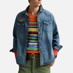 Shirts|Shirts|Dr. Martens Polo Ralph Lauren RL Western Denim Shirt - XXL