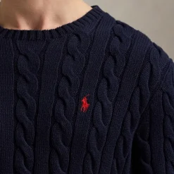 Knitwear|Birkenstock Polo Ralph Lauren Roving Cotton Cable-Knit Jumper - XL