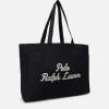 Bags|Holiday Bags|Polo Ralph Lauren Script Cotton-Canvas Tote Bag