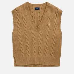 Loungewear|Knitwear|Hoka One One Polo Ralph Lauren Sleeveless Wool-Blend Jumper - XS