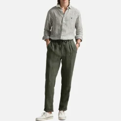 Shirts|Shirts|Dr. Martens Polo Ralph Lauren Striped Linen Shirt - S