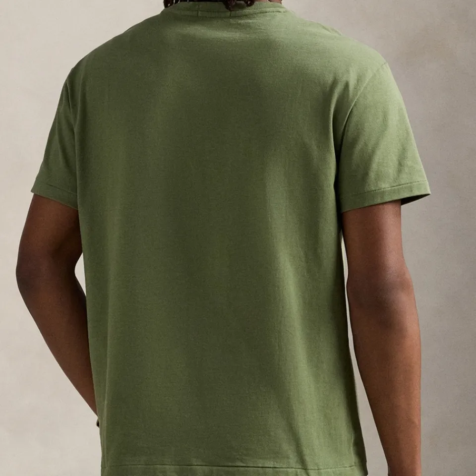 T-Shirts|T-Shirts|Polo Ralph Lauren Summer Embroidered Cotton-Jersey T-Shirt - L