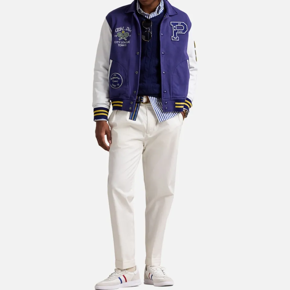 Jackets|Coats|Dr. Martens Polo Ralph Lauren Tennis Cotton-Blend Varsity Jacket - S