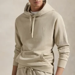 Sweatshirts|Ganni Polo Ralph Lauren Terry Loopback Cotton-Jersey Hoodie - S